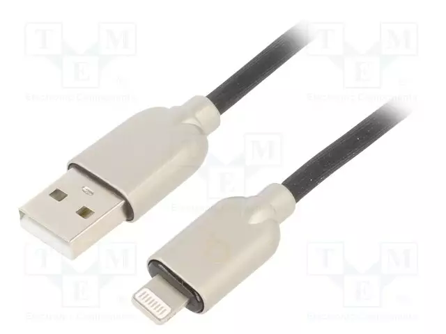 KAAPELI - CABLEXPERT - USB 2.0 - 2M - MUSTA - KUMI - 480MBPS - USB kaapelit ja adapterit - CC-USB2R-AMLM-2M - 1