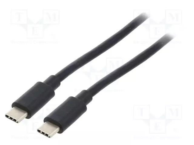 KAAPELI - CABLEXPERT - USB 3.1 - USB C PISTOKE,MOLEMMIN PUOLIN - USB kaapelit ja adapterit - CCP-USB3.1-CMCM-1M - 1