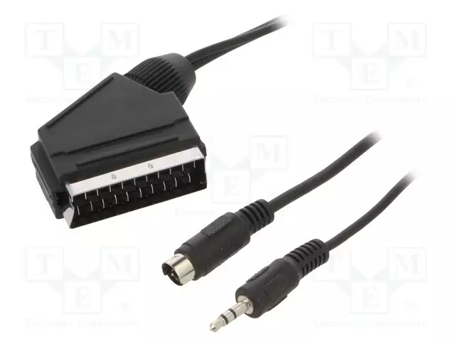 KAAPELI MUSTA - PVC - Muut audio-videokaapelit - CCV-4444-10M - 1