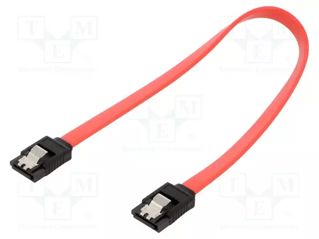 KAAPELI: SATA - SATA-PISTOKE,MOLEMMIN PUOLIN - 0,3M - SATA III - Tietokonetarvikkeet - muut - CC-SATAM-DATA-0.3M - 1