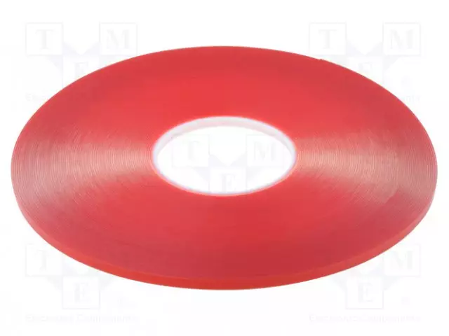 KAKSIPUOLEINEN TEIPPI - W: 6MM - L: PAKS.: 1MM - KAKSIPUOLINEN - AKRYYLI- - Eristysteipit ja -nauhat - AFTC-5310-6MM-33M - 1