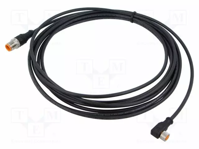 KAAPELI: ANTUREITA/AUTOMATIIKKAA VARTEN - M12,M8 - PIN: 3 - 5M - 30VDC - Teollisuus anturikaapelit - 1210080603L1300-5M - 1