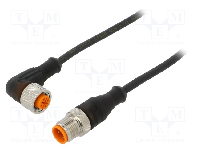 KAAPELI: ANTUREITA/AUTOMATIIKKAA VARTEN - Teollisuus anturikaapelit - RST3-RKWTLED1M - 1