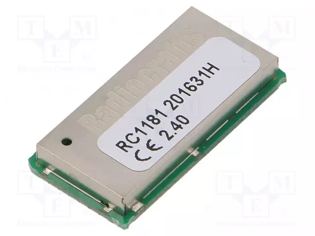 MODUULI: RF - GFSK - UART - -110DBM - 2÷3,6VDC - 10DBM - SMD - 100KBPS - RF moduulit - RC1181-TM - 1