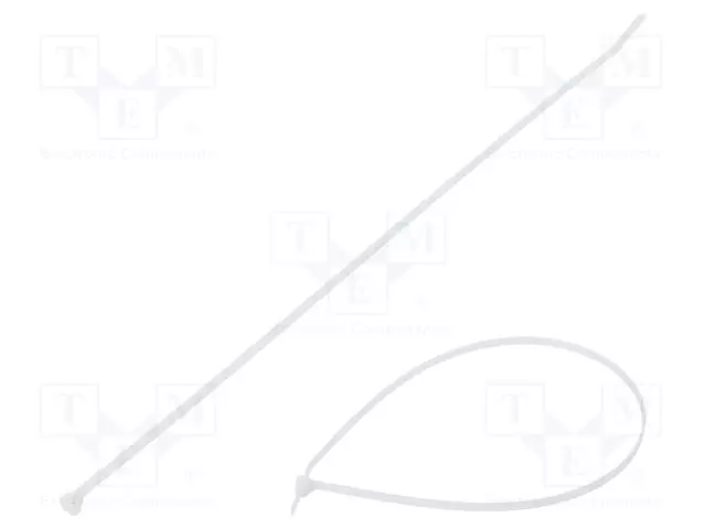 NIPPUSIDE - VARUSTETTU METALLIKIINNITYKSELLÄ - L: 384MM - W: 4,7MM - Nippusiteet - BT4S-M - 1