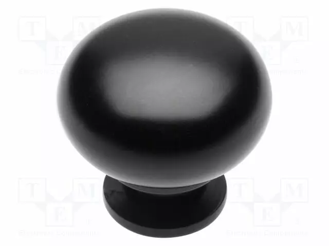 NUPPI - Ø: 32,5MM - H: 30,5MM - TERÄS - BERGAMO - PÄÄLLYSTE: LAKKA - PALLO - Sormiruuvit ja nupit - GTV-GS-BERGA-1-20M - 1