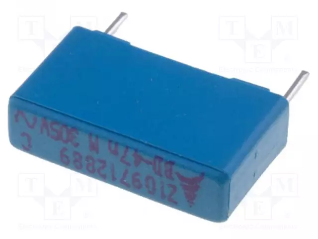 POLYPROPYLEENIKONDENSAATTORI - X2 - 47NF - 630VDC - 305VAC - THT - Muovikondensaattorit - B32922C3473M - 1
