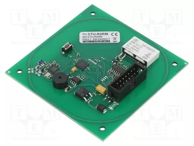 RFID-LUKIJA - 5÷16V - RS232 - ANTENNI,BUZZER - 79,5X79,5X12MM - RFID-moduulit ja -lukijat - CTU-R2RM - 1