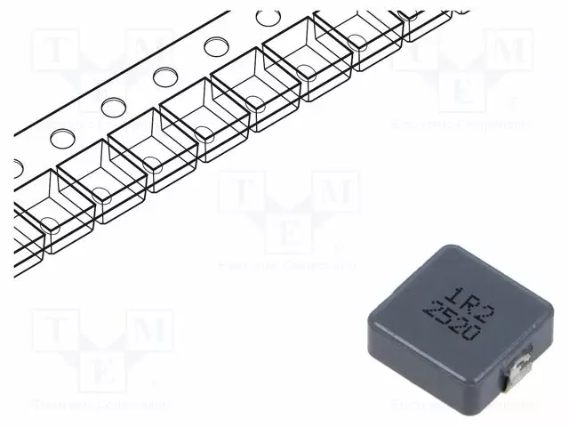 SMD KURISTIN 1,2UH - ±20% - M - 11X10X3,8MM - Kuristimet - JRPI1004M-1R2M - 1