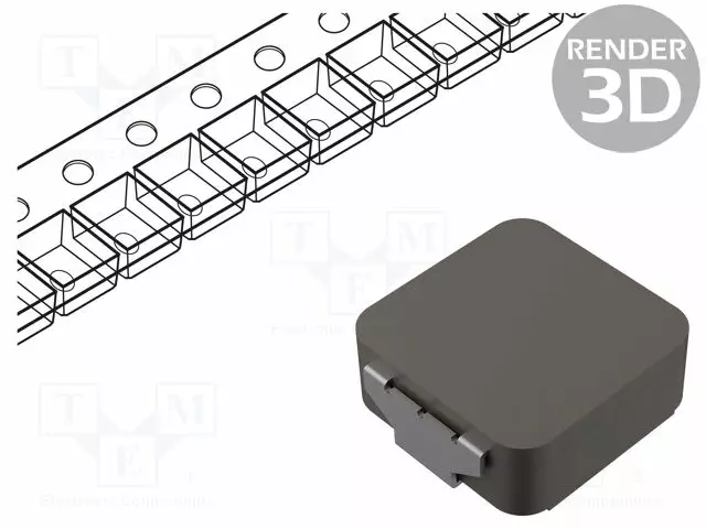 SMD KURISTIN 750NH - ±20% - M - 7,3X6,6X2,8MM - Kuristimet - JRPI0603M-R75M - 1