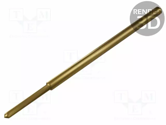 TESTAUSNEULA - VIETEREIDEN MURTOSUOJA: 4MM - 6,35MM - 5A - TERÄS - PÄÄ LF - Mittausneulat - LF1000LF53M - 1