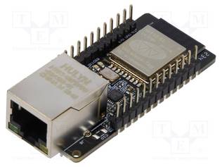 MODUULI: ETHERNET - KOMP: LAN8720A,WT32-S1 - 3,3VDC,5VDC - SPI - Ethernet moduulit - WT32-ETH01-PIN - 1