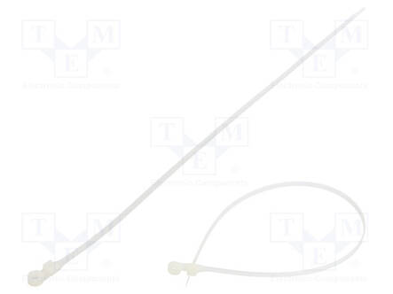 NIPPUSIDE - ASENNUSREIÄLLÄ - L: 380MM - W: 4,8MM - LUONNOLLINEN - 222N - Nippusiteet - FIX-M-4.8X380N - 1