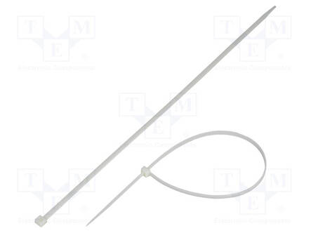 NIPPUSIDE - L: 650MM - W: 9MM - LUONNOLLINEN - POLYAMIDI - 778N - Nippusiteet - FIX-S-9.0X650N - 1