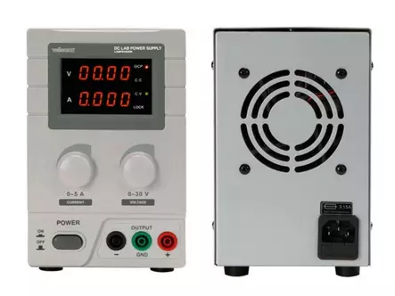 LABORATORIOTEHOLÄHDE 0-30VDC / 0-5A 2x LED NÄYTTÖ - Laboratorioteholähteet - LABPS3005N - 2