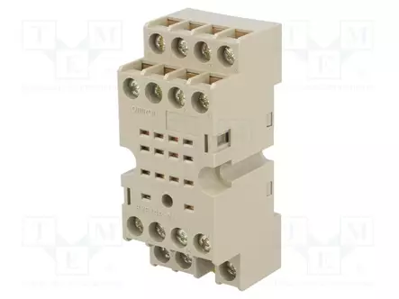 RELEKANTA - PIN: 14 - 5A - 250VAC - DIN-KISKOLLE - -55÷55°C - MY4 - Releiden lisätarvikkeet - PYF14A-N - 1