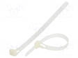 NIPPUSIDE - MONIKÄYTTÖINEN - L: 150MM - W: 7,6MM - LUONNOLLINEN - 222N - Nippusiteet - FIX-TR-7.6X150N - 1