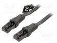 PATCH KAAPELI - U/UTP - CAT: 6 - RJ45-PISTOKE,MOLEMMIN PUOLIN - CU - RJ45 Ethernet kaapelit - IBABN - 1