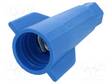 PIKALIITIN - 41A - 400V - RUUVAUS-SININEN - 1÷6MM2 - QUICK SPLICE - WAGO ja muut pikaliittimet - ZSE1-1.06.0N - 2