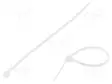 NIPPUSIDE - L: 400MM - W: 4,6MM - LUONNOLLINEN - POLYAMIDI - 215N - Nippusiteet - FIX-4.6X400-STN - 1