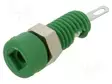 LABORATORY CONNECTOR: 2MM BANANA - SOCKET - 6A - OVERALL LEN: 21MM - Banaanijatkoliittimet - MBI1GN - 1