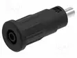 LABORATORY CONNECTOR: 2MM BANANA - SOCKET - 10A - 24.7MM - MUSTA - Banaanijatkoliittimet - PJP229-3-N - 2