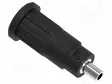 LABORATORY CONNECTOR: 2MM BANANA - SOCKET - 10A - 24.7MM - MUSTA - Banaanijatkoliittimet - PJP229-3-N - 1