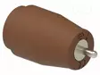 LABORATORY CONNECTOR: 4MM BANANA - SOCKET - 25A - BROWN - INSULATED - Banaanijatkoliittimet - PJP3223PCB-BN - 1
