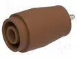 LABORATORY CONNECTOR: 4MM BANANA - SOCKET - 25A - BROWN - INSULATED - Banaanijatkoliittimet - PJP3223PCB-BN - 2