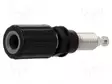 LABORATORY CONNECTOR: 4MM BANANA - SOCKET - 30VAC - 60VDC - 36A - MUSTA - Banaanijatkoliittimet - PJP3250-I-N - 1