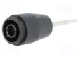 LABORATORY CONNECTOR: 4MM BANANA - SOCKET - 1KV - 25A - MUSTA - Banaanijatkoliittimet - PJP3253PCB-N - 1