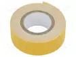 KAKSIPUOLEINEN TEIPPI - W: 19MM - L: 1,5M - KAKSIPUOLINEN - VALKOINEN - Eristysteipit ja -nauhat - DALPO-191.5IN - 1