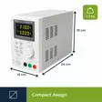OHJELMOITAVA DC-LABORATORIOTEHOLÄHDE 0-30V / 5A 2x LED-NÄYTTÖ - USB LIITÄNTÄ - Laboratorioteholähteet - LABPS3005DN - 7