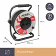 PROFESSIONAL NEOPRENE CABLE REEL - 40 m - 3G2.5 - 4 SOCKETS - FRENCH SOCKET - Johtokelat - ECR40NP25N - 6