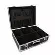 TOOL CASE WITH ALUMINIUM FRAME 455 x 330 x 152mm BLACK - Alumiinisalkut - 1819-N - 1