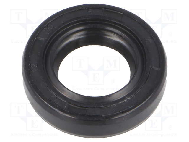 AKSELITIIVISTE - NBR-RAAKAKUMI - PAKS.: 5MM - -40÷100°C - ØREIKÄ: 20MM - Tekniset tiivisteet - S-12X20X5-AOTC-N - 1