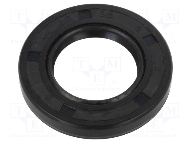 AKSELITIIVISTE - NBR-RAAKAKUMI - PAKS.: 5MM - -40÷100°C - ØREIKÄ: 35MM - Tekniset tiivisteet - S-20X35X5-AOTC-N - 1