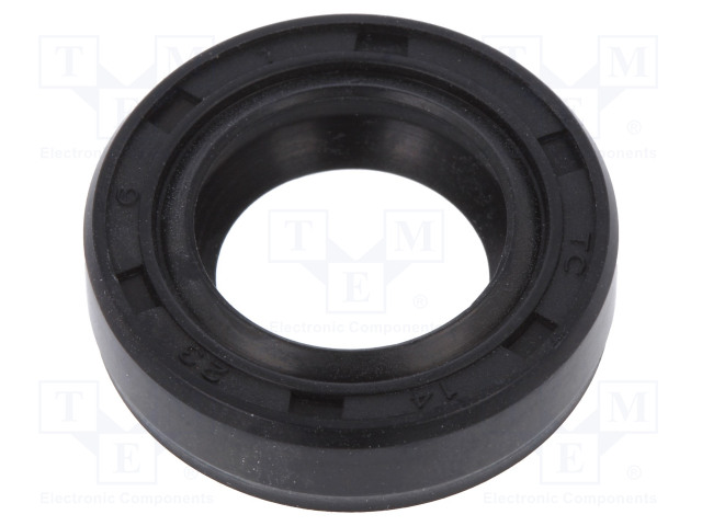 AKSELITIIVISTE - NBR-RAAKAKUMI - PAKS.: 6MM - -40÷100°C - ØREIKÄ: 23MM - Tekniset tiivisteet - S-14X23X6-AOTC-N - 1