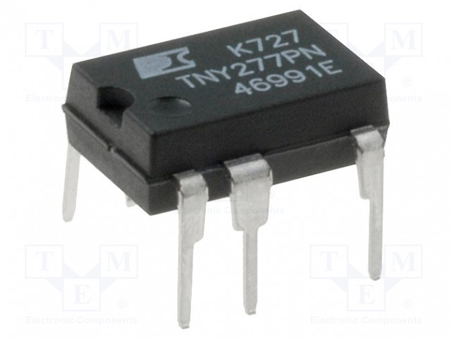 IC: PMIC - AC/DC SWITCHER,SMPS-OHJAIN - TULOJÄNNITE 85÷265V - DIP-8C - Jännitesäätimet - DC/DC piirit - TNY277PN - 1