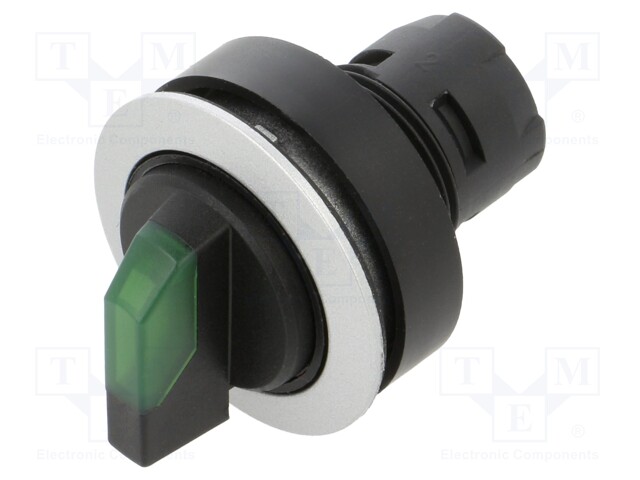 KIERTOKYTKIN - 22MM - ASENNOT: 1 - RIIPPUEN KEHYKSESTÄ - Taulukytkimet, standardi 22mm - RRJSTBL-GN - 1
