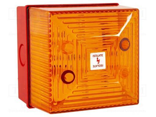 MERKINANTOLAITE: VALO-VILKKUVA VALO - ORANSSINKELTAINEN - FL40 - 115VAC - Teollisuuden merkinantolaitteet - FL40L50ARN - 1