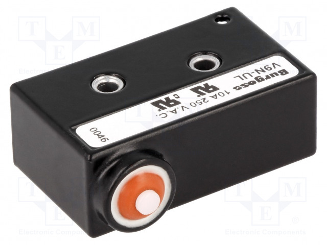 MIKROKYTKIN SNAP ACTION - 10A/250VAC - ILMAN VIPUA - SPDT - ON-(ON) - SANP ACTION mikrokytkimet - V9N - 1