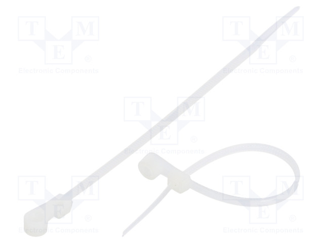 NIPPUSIDE - ASENNUSREIÄLLÄ - L: 112MM - W: 2,5MM - LUONNOLLINEN - 80N - Nippusiteet - FIX-M-2.5X112N - 1