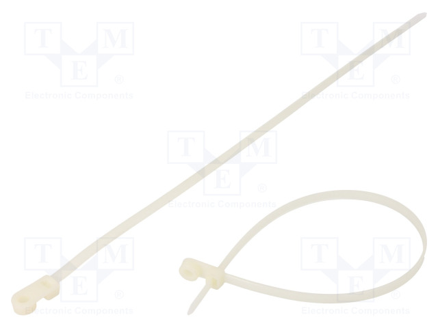 NIPPUSIDE - ASENNUSREIÄLLÄ - L: 420MM - W: 7,6MM - LUONNOLLINEN - 533N - Nippusiteet - FIX-M-7.6X420N - 1