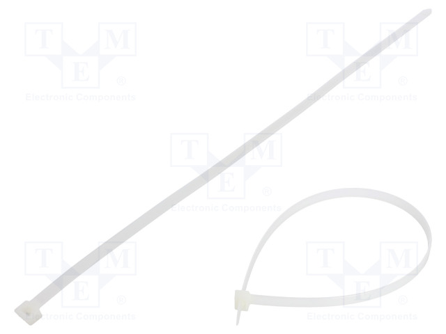 NIPPUSIDE - L: 450MM - W: 9MM - LUONNOLLINEN - POLYAMIDI - 778N - Nippusiteet - FIX-S-9.0X450N - 1