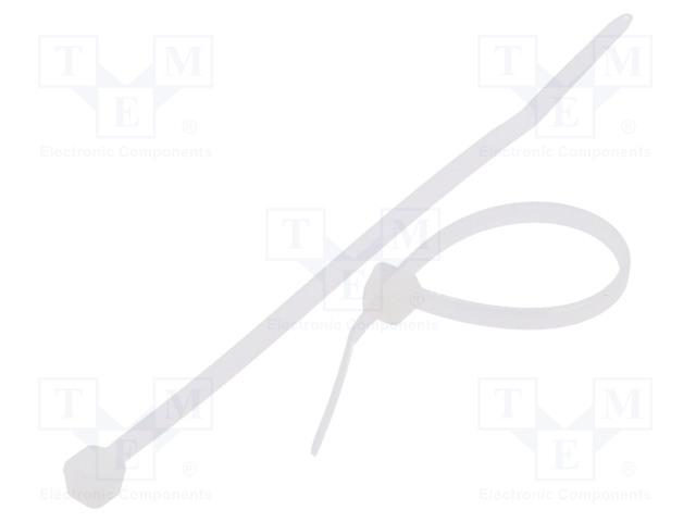 NIPPUSIDE - L: 60MM - W: 2,5MM - LUONNOLLINEN - POLYAMIDI - 80N - Nippusiteet - FIX-S-2.5X60N - 1
