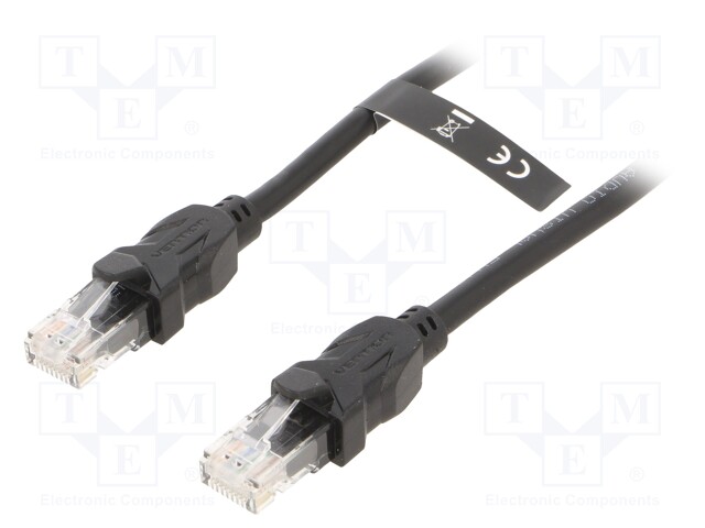 PATCH KAAPELI - U/UTP - CAT: 6 - RJ45-PISTOKE,MOLEMMIN PUOLIN - CU - RJ45 Ethernet kaapelit - IBBBN - 1