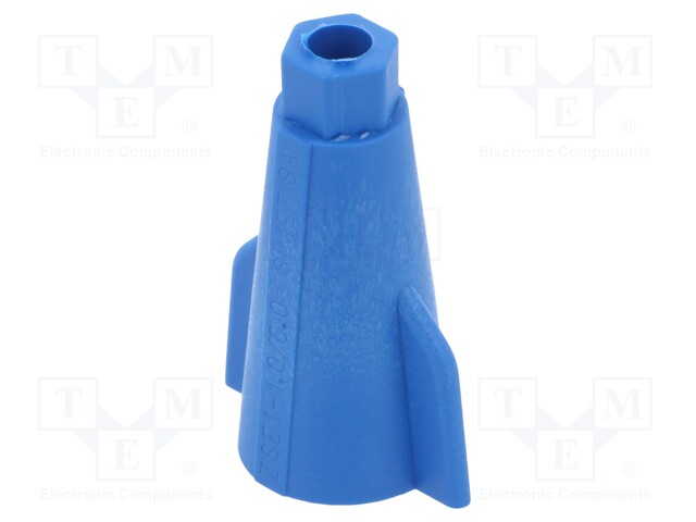 PIKALIITIN - 41A - 400V - RUUVAUS-SININEN - 1÷6MM2 - QUICK SPLICE - WAGO ja muut pikaliittimet - ZSE1-1.06.0N - 1