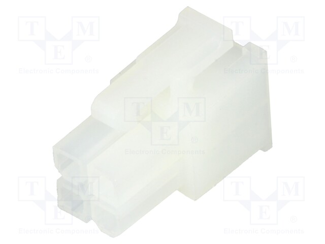 LIITIN: JOHTO-JOHTO/LEVY - PISTOKE - NAARAS - PIN: 4 - N42W - 600V - 4,2MM - Signaaliliittimet rasteri 4,20mm - N42W-04N - 1