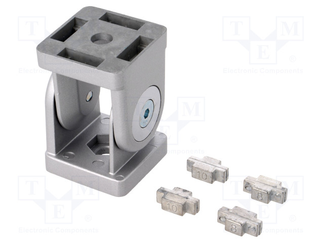 SARANA - PROFIILEIHIN - URAN LEVEYS 8MM - ALUMIINI - KOKO: 40MM - Alumiiniprofiilien lisätarvikkeet - FA-093G40AN - 1